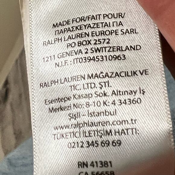 Ralph Lauren Men's Shirt Size XL Button Up Pale Blue Long Sleeves Collared - Picture 11 of 11